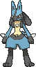 Lucario, as rendered for Pokemon Legends Z-A (Nintendo Switch, 2025)